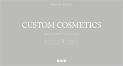 Desktop Screenshot of jackieohcosmetics.com